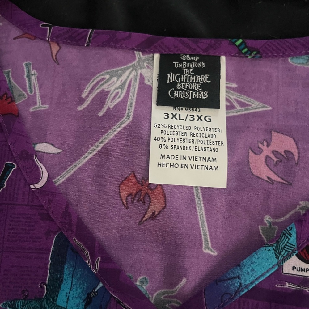 Disney Purple The Nightmare Before Christmas Top
